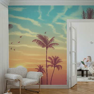 Papier peint chambre ado Tropická krajina