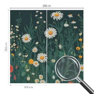 Papier peint photo grand format pour le mur fleurs sauvages