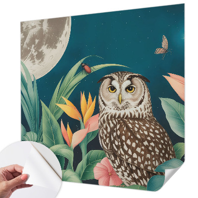 Papier peint tendance chambre adulte Mesačné safari