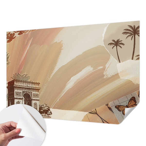 Papier peint chambre parentale Exotická cesta