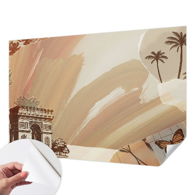 Papier peint chambre parentale Exotická cesta