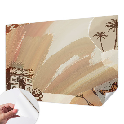 Papier peint chambre parentale Exotická cesta