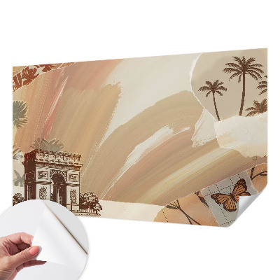 Papier peint chambre parentale Exotická cesta