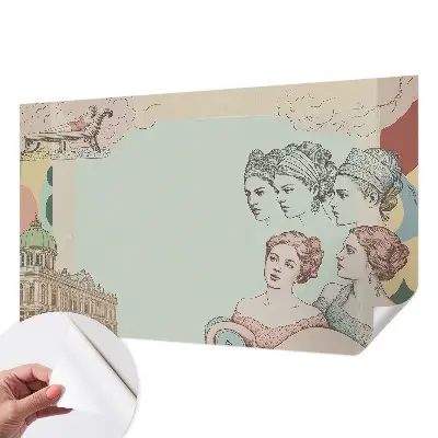 Papier peint photo grand format pour le mur Collage classique
