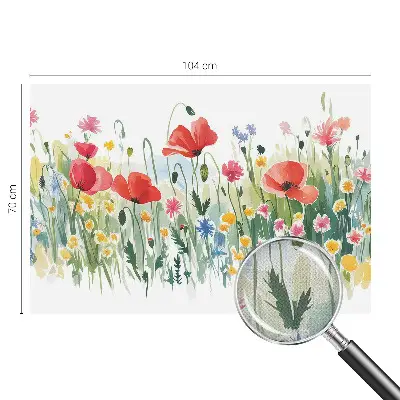 Papier peint photographique intissé prairie d'été