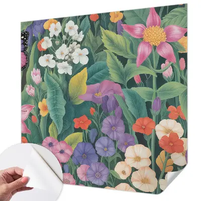Papier peint photo imprimé sur tissu non tissé explosion de fleurs