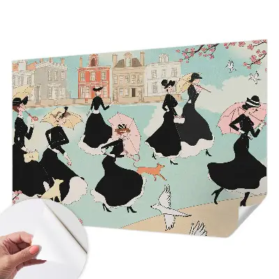 Papier peint intissé Femmes marchant