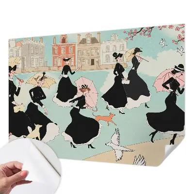 Papier peint intissé Femmes marchant