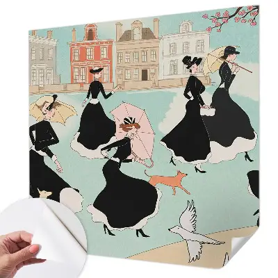 Papier peint intissé Femmes marchant