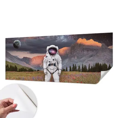 Papier peint photo sur tissu non tissé paysage cosmique