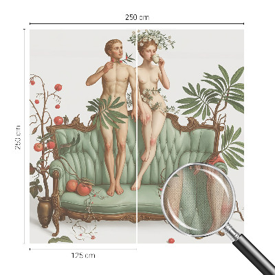 Papier peint chambre adulte cocooning Tajomná elegancia
