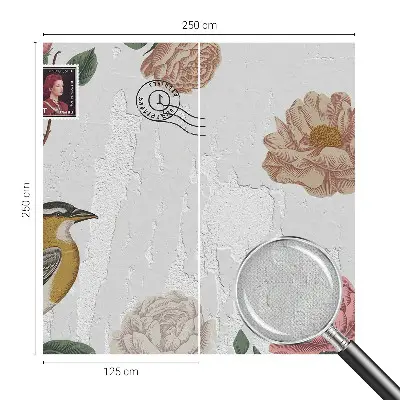 Papier peint photo grand format pour le mur Fleurs vintage