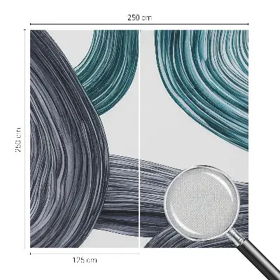 Papier peint photo grand format pour le mur Lignes de fluide