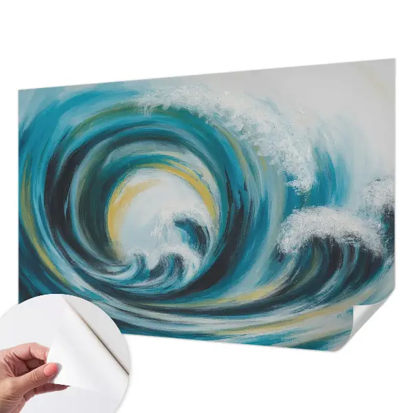 Papier peint photographique sur tissu non tissé Vague de mer