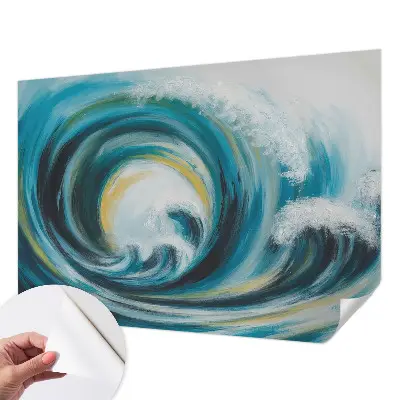 Papier peint photographique sur tissu non tissé Vague de mer