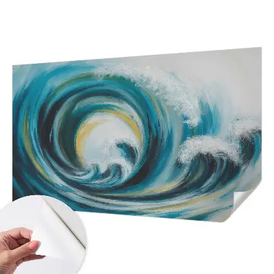 Papier peint photographique sur tissu non tissé Vague de mer