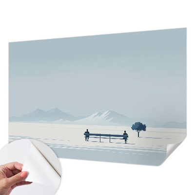 Papier peint photo autocollant Minimalistická krajina