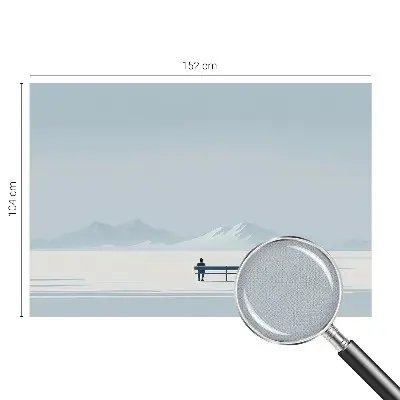 Papier peint photo sur tissu non tissé Paysage minimaliste