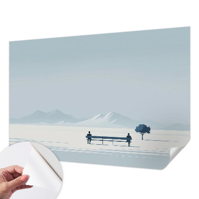 Papier peint photo autocollant Minimalistická krajina