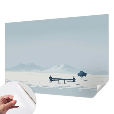 Papier peint photo autocollant Minimalistická krajina