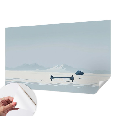 Papier peint photo autocollant Minimalistická krajina