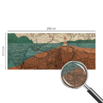 Papier peint chambre ado Historická mapa