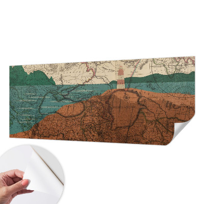 Papier peint chambre ado Historická mapa