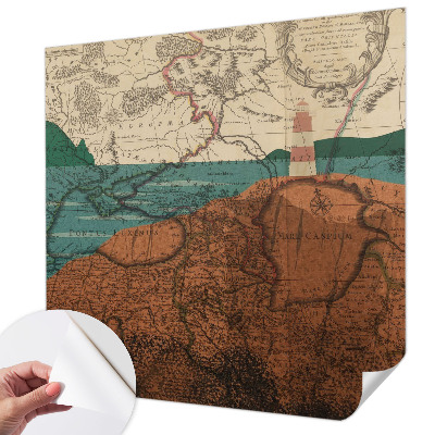 Papier peint chambre ado Historická mapa