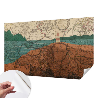 Papier peint chambre ado Historická mapa