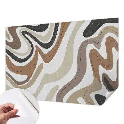Papier peint intissé imprimé Vagues harmonieuses