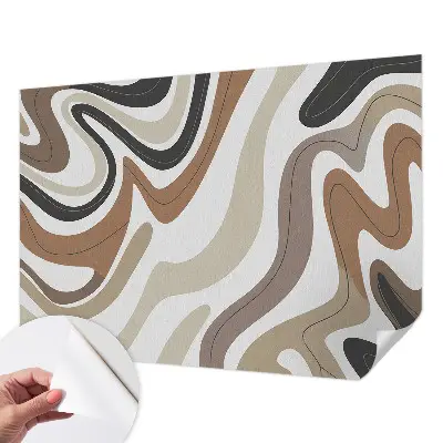 Papier peint intissé imprimé Vagues harmonieuses