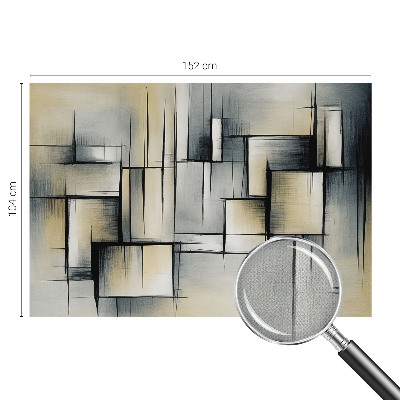 Papier peint chambre parentale Abstraktná geometria