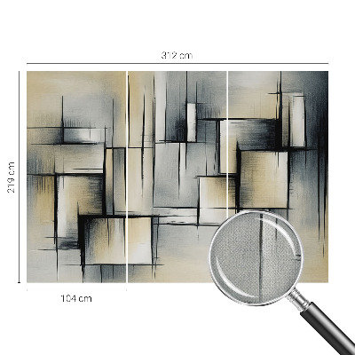 Papier peint chambre parentale Abstraktná geometria