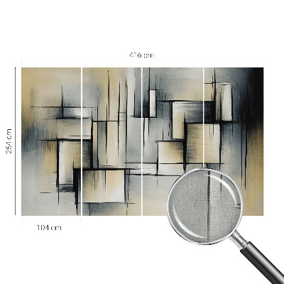 Papier peint chambre parentale Abstraktná geometria