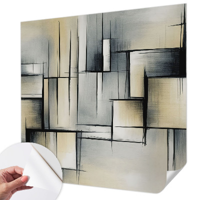 Papier peint chambre parentale Abstraktná geometria