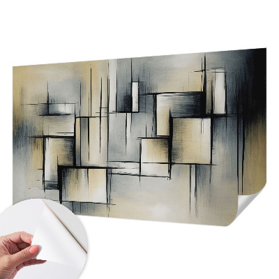 Papier peint chambre parentale Abstraktná geometria