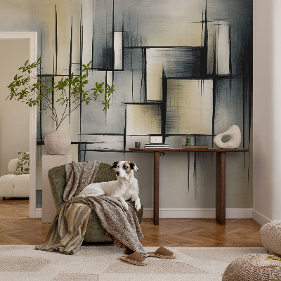 Papier peint chambre parentale Abstraktná geometria