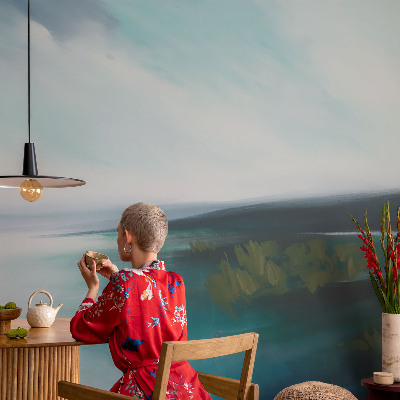 Papier peint tendance chambre adulte Vodná harmónia
