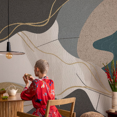 Papier peint chambre adulte cocooning Abstraktné formy