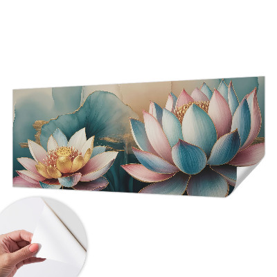 Déco papier peint salon Lotosy harmónie
