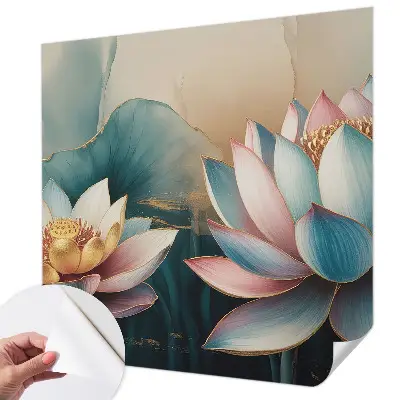 Papier peint photographique sur tissu non tissé Lotus de l'harmonie