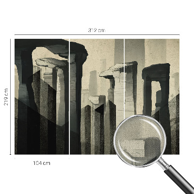 Papier peint adhésif Surová architektúra