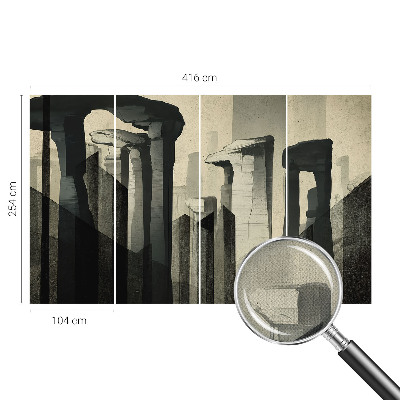 Papier peint adhésif Surová architektúra