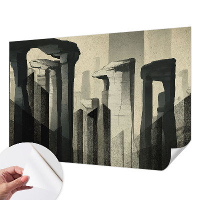 Papier peint adhésif Surová architektúra