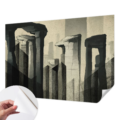 Papier peint adhésif Surová architektúra