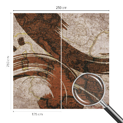 Papier peint panoramique adhésif Umelecká mapa