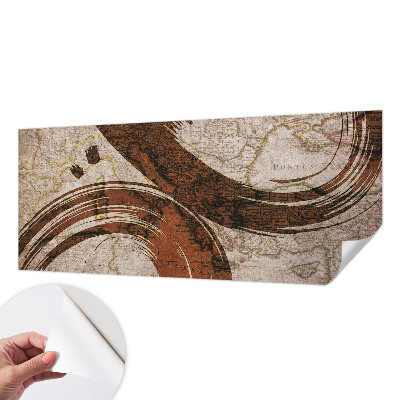 Papier peint panoramique adhésif Umelecká mapa