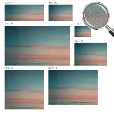Papier peint photographique sur tissu non tissé Mer calme