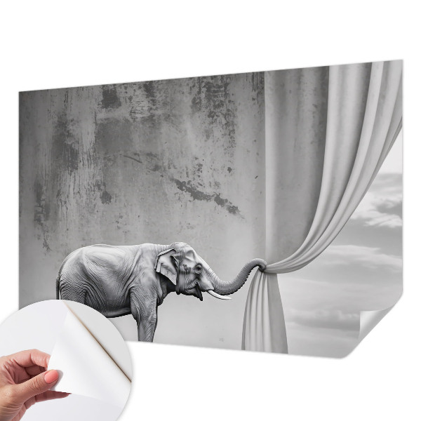Papier peint chambre garçon Surrealistický slon