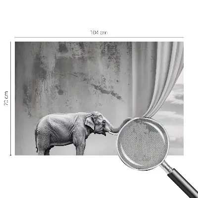 Papier peint intissé imprimé Éléphant surréaliste